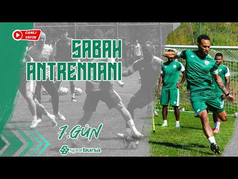 Bursaspor, Bolu kampında yedinci güne sabah antrenmanı ile devam ediyor..