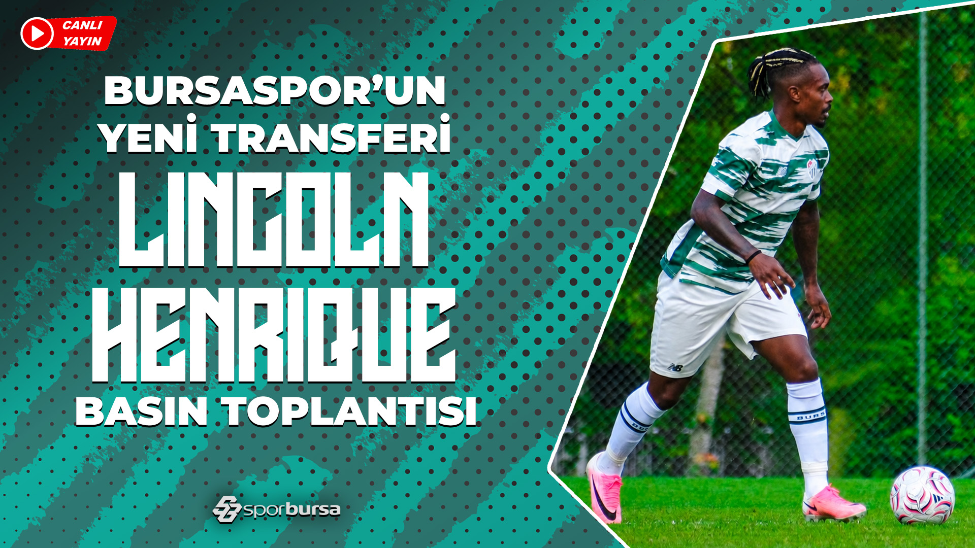 Bursaspor'un yeni transferi Lincoln Henrique | Basın Toplantısı