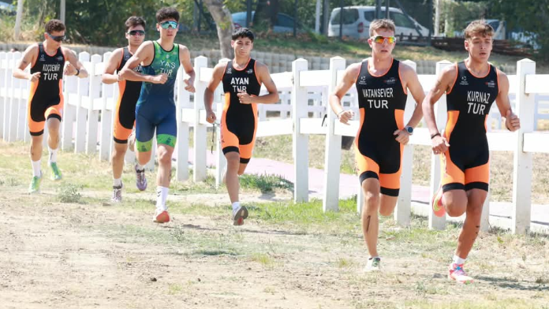 Duatlon yarışları nefes kesti!