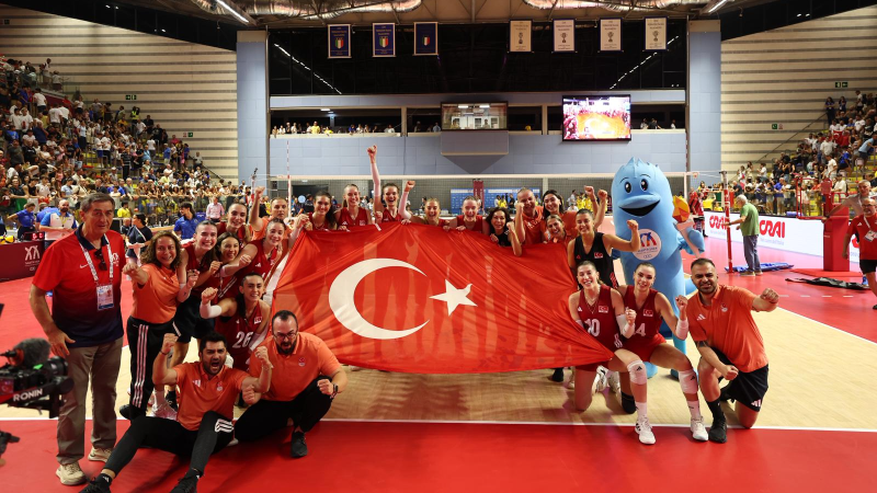 Kadın Milli Takımımız Akdeniz Oyunları Şampiyonu oldu