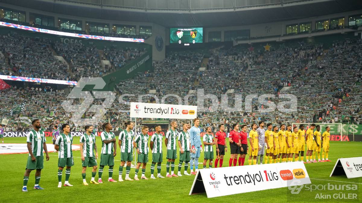 BURSASPOR - İSTANBULSPOR MAÇI FOTOĞRAFLARI
