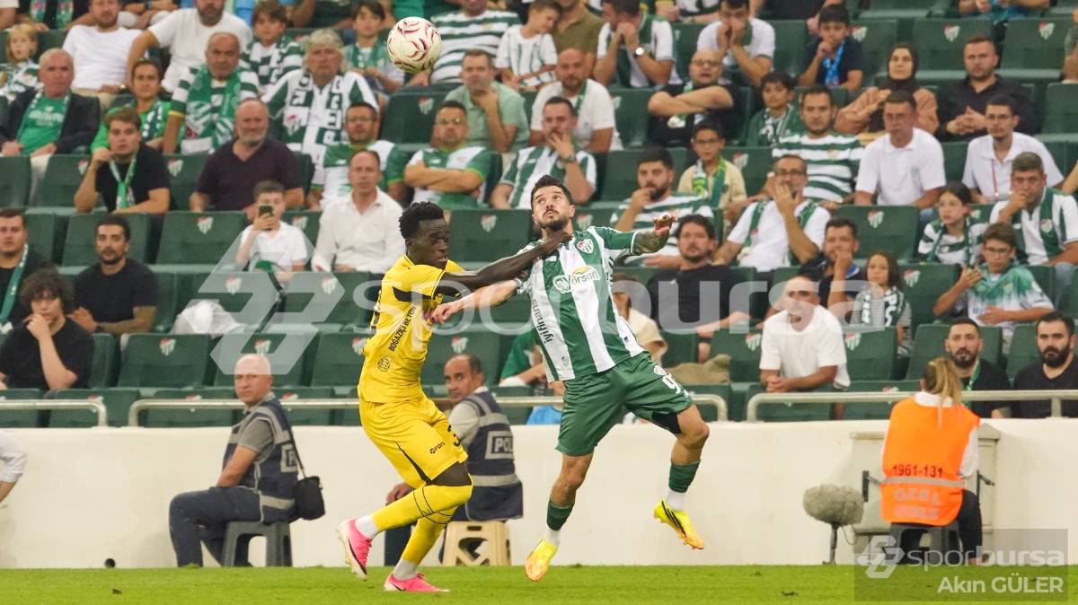 BURSASPOR - İSTANBULSPOR MAÇI FOTOĞRAFLARI
