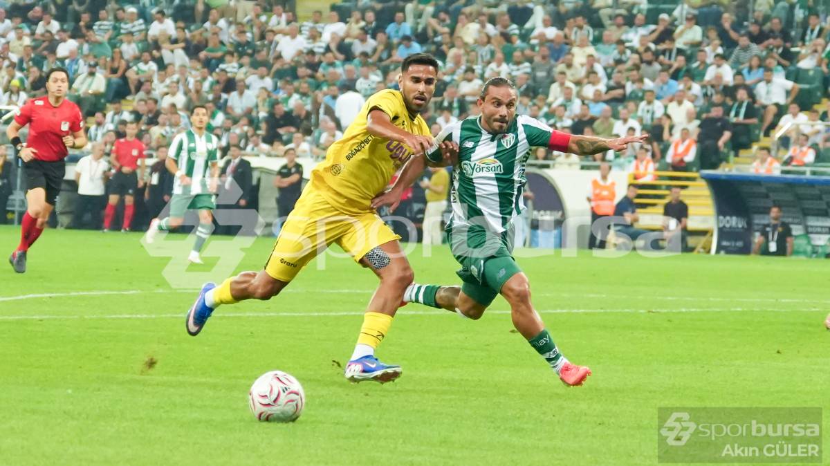 BURSASPOR - İSTANBULSPOR MAÇI FOTOĞRAFLARI