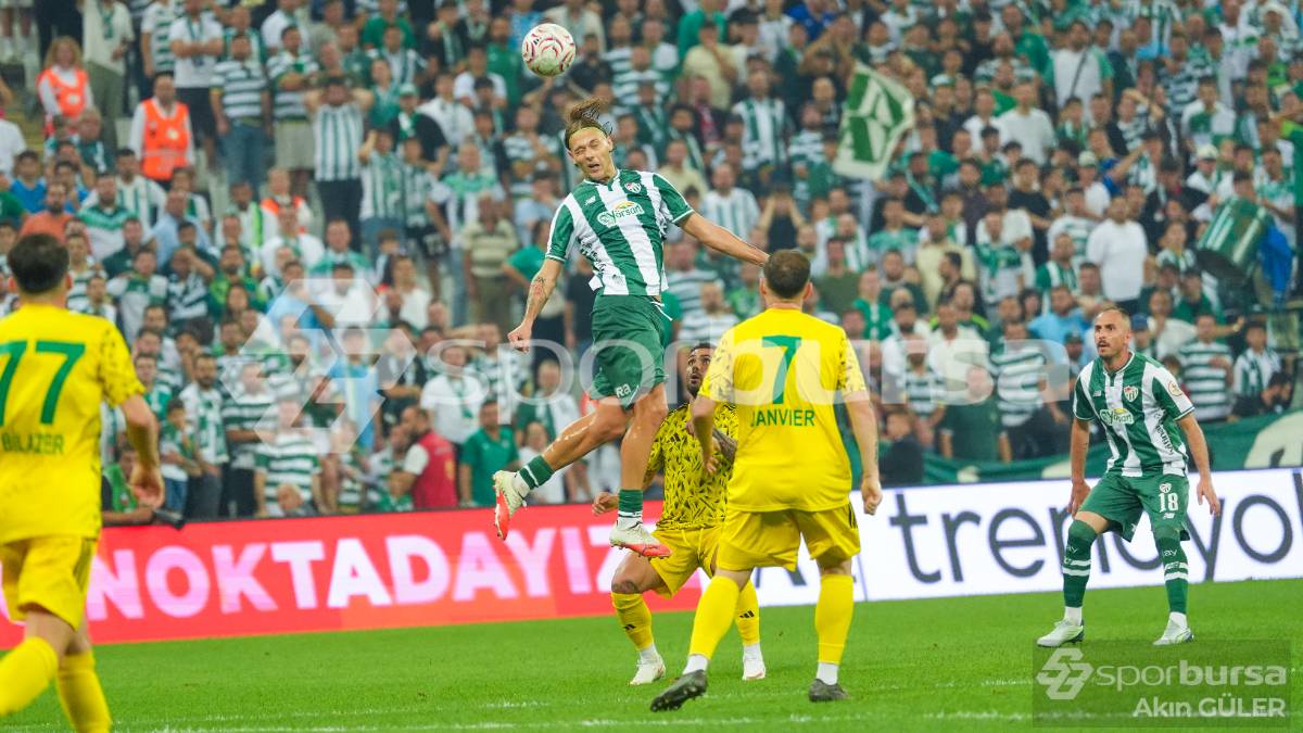 BURSASPOR -  ESENLER EROKSPOR MAÇ FOTOĞRAFLARI