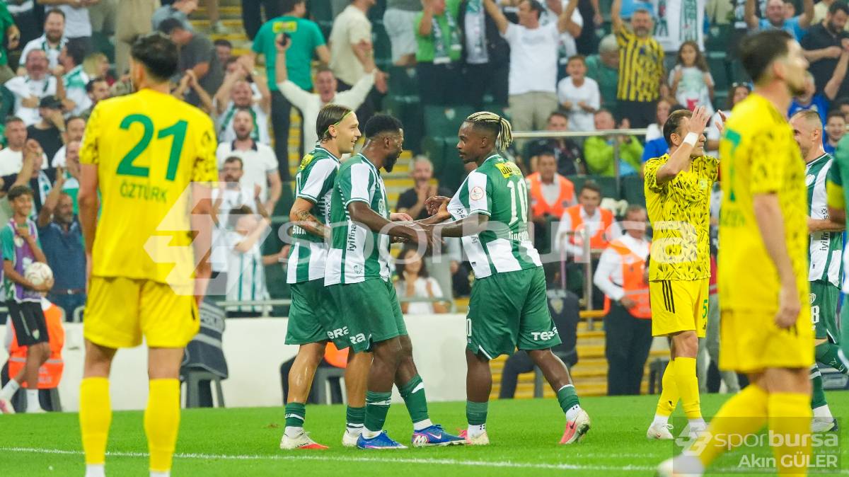 BURSASPOR -  ESENLER EROKSPOR MAÇ FOTOĞRAFLARI