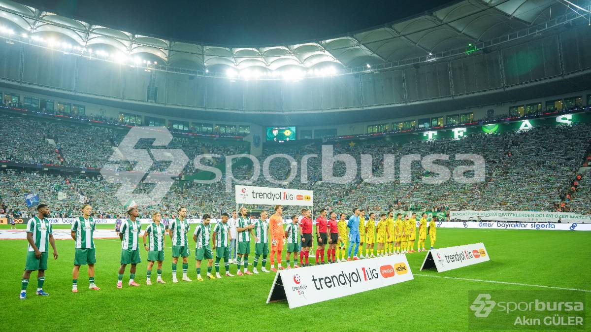 BURSASPOR -  ESENLER EROKSPOR MAÇ FOTOĞRAFLARI