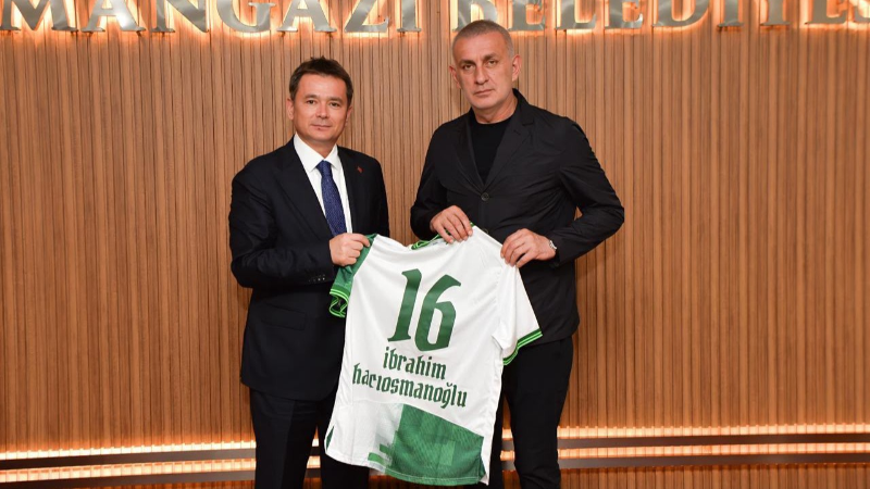 TFF Başkanı Hacıosmanoğlu’dan Osmangazi Belediye Başkanı Aydın’a ziyaret