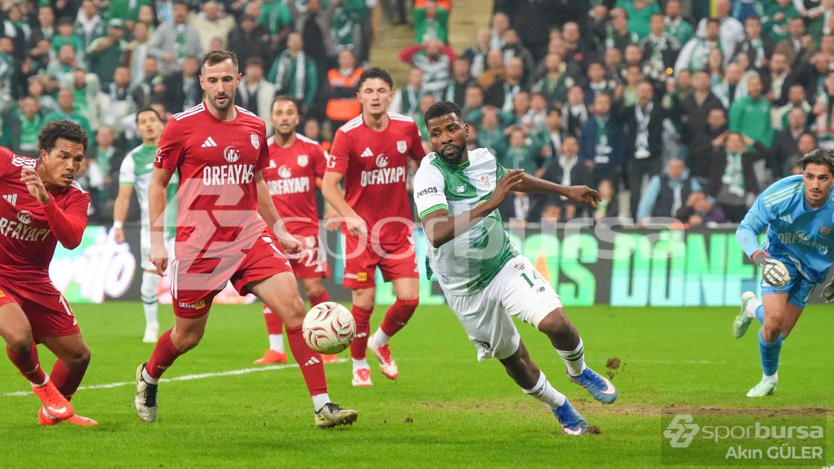 BURSASPOR - PENDİKSPOR MAÇI FOTOĞRAFLARI