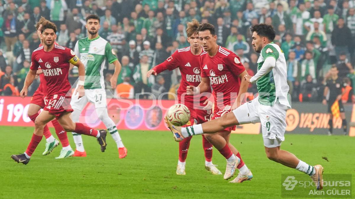 BURSASPOR - PENDİKSPOR MAÇI FOTOĞRAFLARI