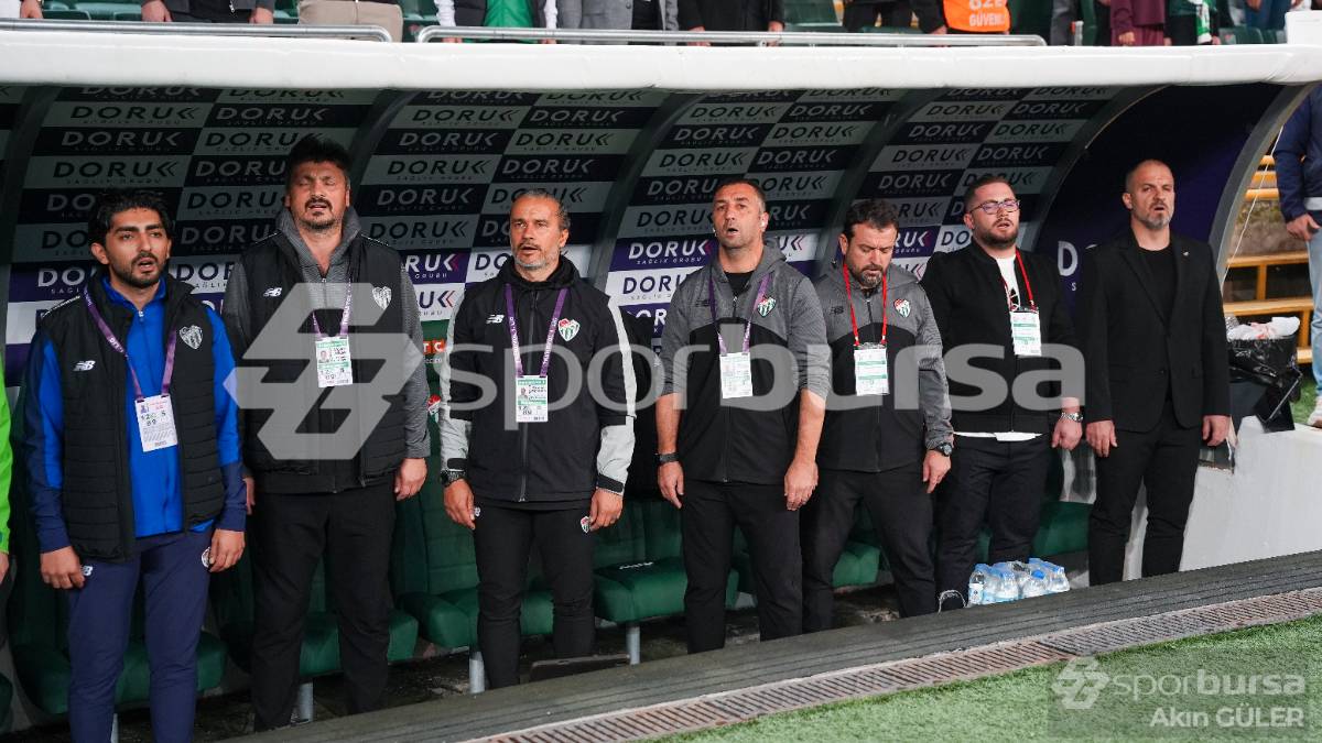 BURSASPOR - PENDİKSPOR MAÇI FOTOĞRAFLARI