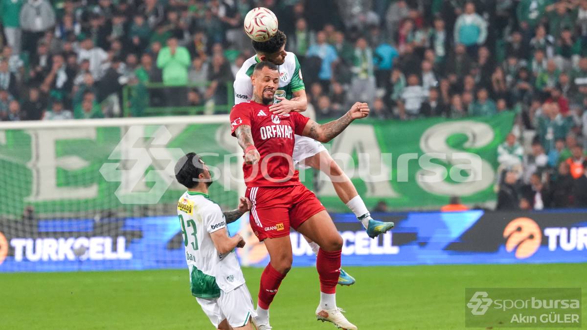 BURSASPOR - PENDİKSPOR MAÇI FOTOĞRAFLARI