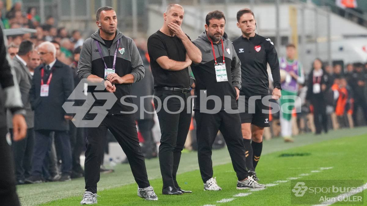BURSASPOR - PENDİKSPOR MAÇI FOTOĞRAFLARI