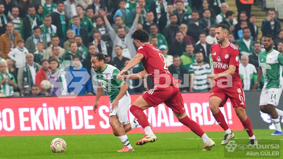 BURSASPOR - PENDİKSPOR MAÇI FOTOĞRAFLARI