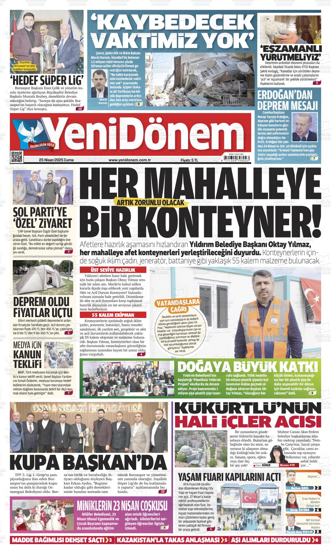 YENİ D&#214;NEM
