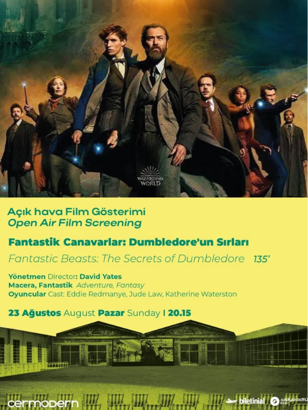 Açık Hava Film Gösterimi: Fantastik Canavarlar: Dumbledore'un Sırları - Spor Bursa, Türkiye ve dünyadan tüm spor haberleri