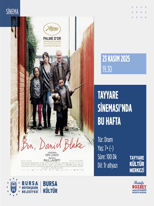 Ben Daniel Blake - Spor Bursa, Türkiye ve dünyadan tüm spor haberleri
